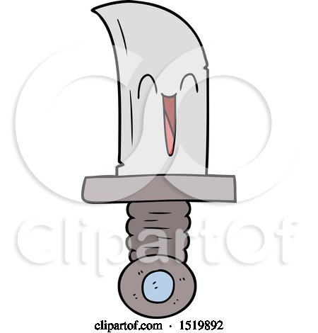 Cartoon Knife by lineartestpilot