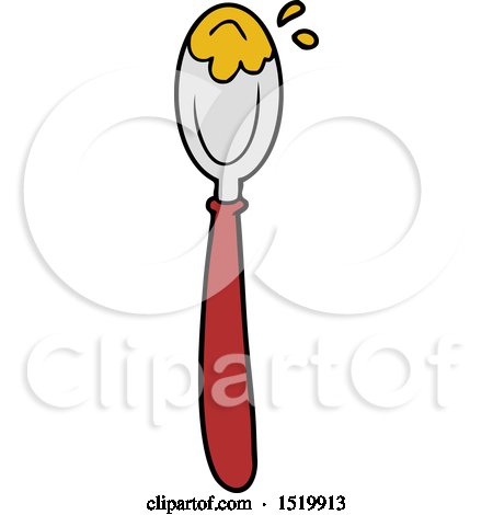 Cartoon Spoon by lineartestpilot