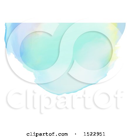 Clipart of a Watercolor Painting Background - Royalty Free Vector Illustration by KJ Pargeter