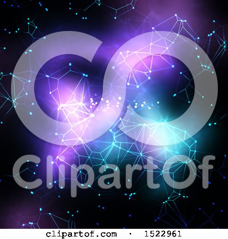 Clipart of a Connection Background - Royalty Free Illustration by KJ Pargeter