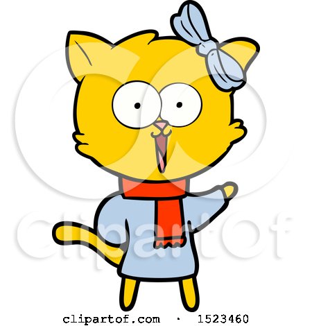 Cartoon Cat by lineartestpilot