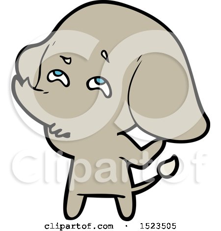 Cartoon Elephant Remembering by lineartestpilot