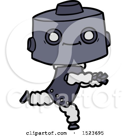 Cartoon Robot by lineartestpilot