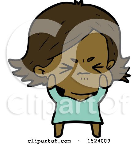 Cartoon Angry Woman by lineartestpilot