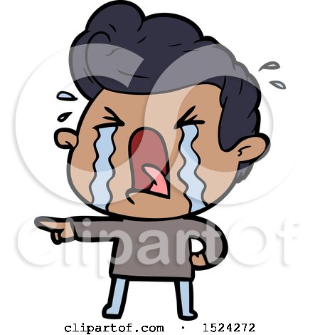 Cartoon Crying Man by lineartestpilot #1524272