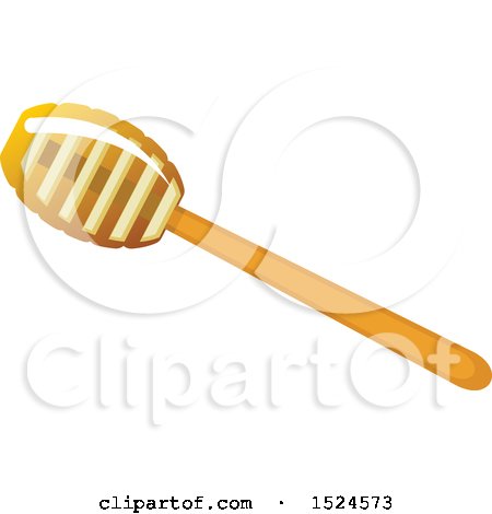 Clipart of a Honey Dipper - Royalty Free Vector Illustration by Vector Tradition SM