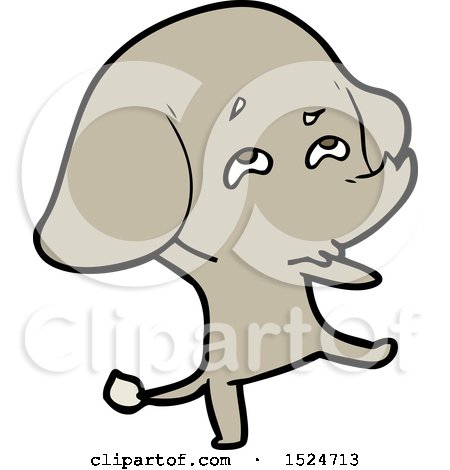 Cartoon Elephant Remembering by lineartestpilot