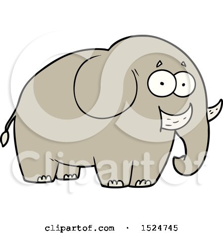 Cartoon Elephant by lineartestpilot