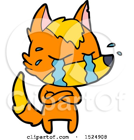 Cartoon Sasd Little Fox by lineartestpilot