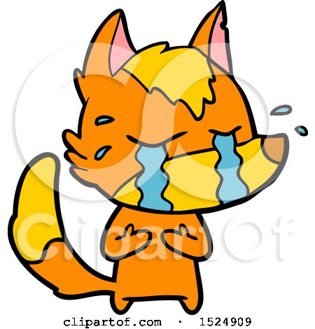 Cartoon Sasd Little Fox by lineartestpilot