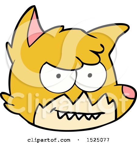 Cartoon Fox Face by lineartestpilot