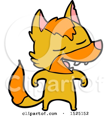 Cartoon Fox by lineartestpilot