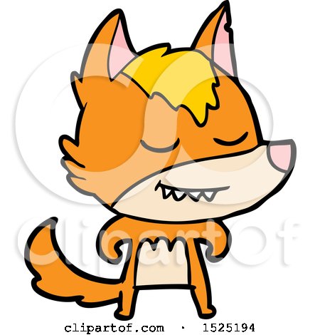 Cartoon Fox by lineartestpilot