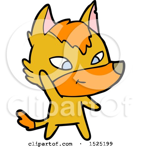 Cartoon Fox by lineartestpilot