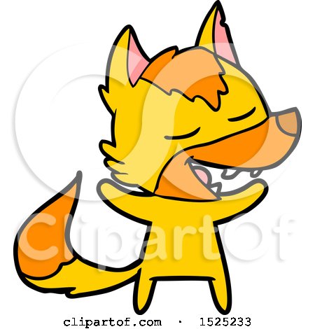 Cartoon Fox by lineartestpilot