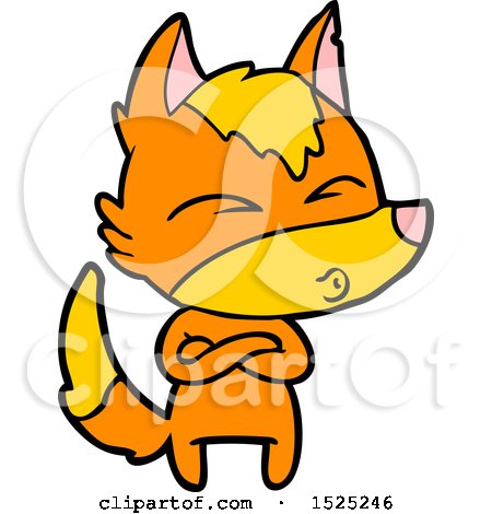 Cartoon Fox by lineartestpilot