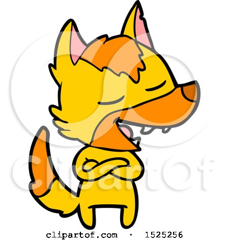 Cartoon Fox by lineartestpilot