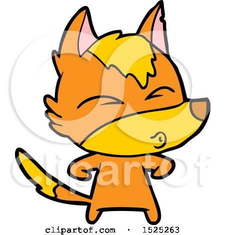 Cartoon Fox by lineartestpilot