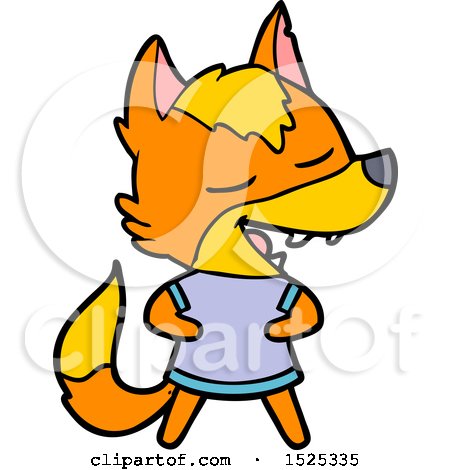 Cartoon Fox by lineartestpilot