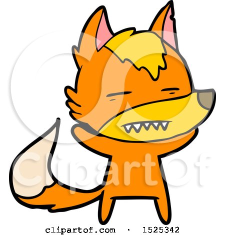 Cartoon Fox by lineartestpilot