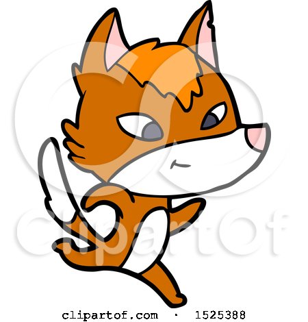 Cartoon Fox by lineartestpilot