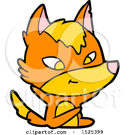 Cartoon Fox by lineartestpilot