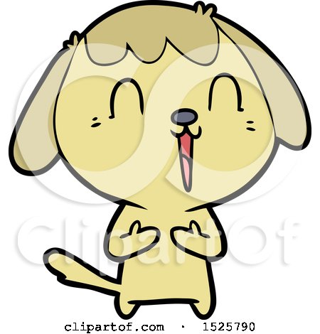 Cute Cartoon Dog by lineartestpilot #1525790