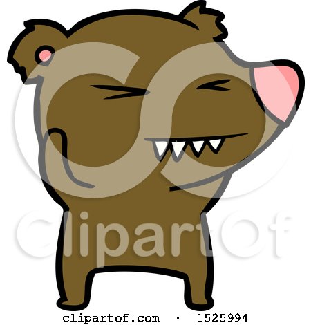 Cartoon Bear by lineartestpilot