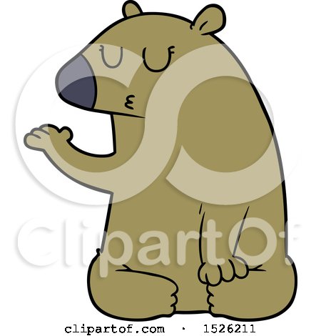 Cartoon Bear by lineartestpilot