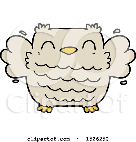 Cartoon Owl by lineartestpilot