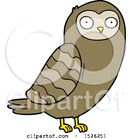 Cartoon Owl by lineartestpilot