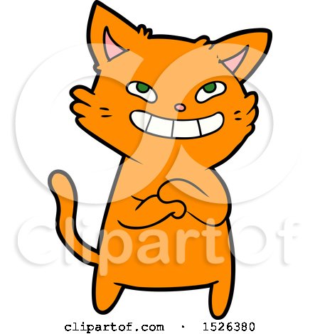Happy Cartoon Cat by lineartestpilot #1526380