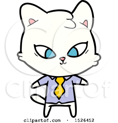 Cute Cartoon Cat by lineartestpilot #1526452