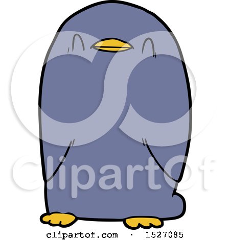 Cartoon Penguin by lineartestpilot