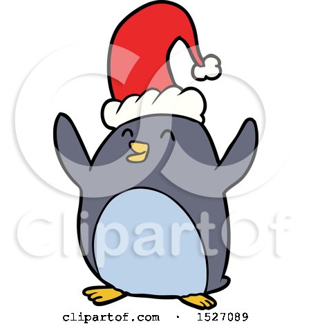 Happy Christmas Penguin by lineartestpilot