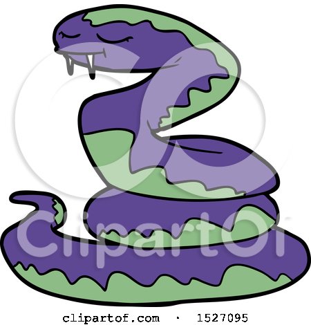 Cartoon Snake by lineartestpilot