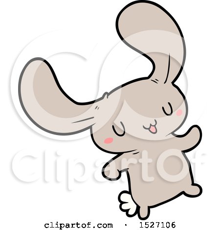 Cartoon Rabbit by lineartestpilot