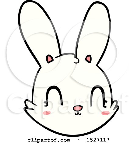 Cartoon Bunny Face by lineartestpilot