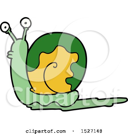 Cartoon Snail by lineartestpilot