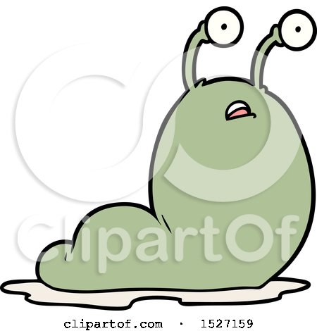 Cartoon Slug by lineartestpilot
