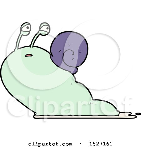 Cartoon Slug by lineartestpilot
