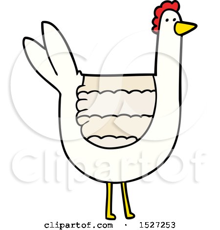 Cartoon Chicken by lineartestpilot