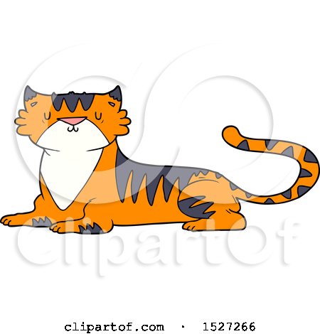 Cartoon Tiger by lineartestpilot