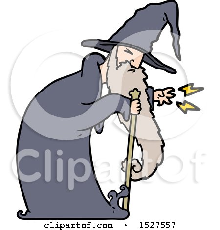 Cartoon Wizard by lineartestpilot