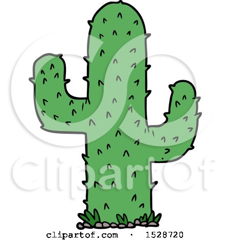 Cartoon Cactus by lineartestpilot