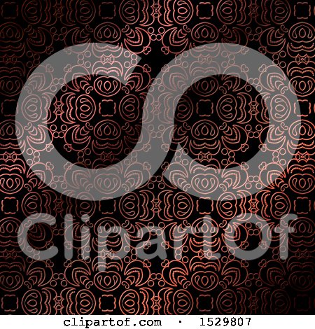 Clipart of a Background of an Elegant Pattern - Royalty Free Vector Illustration by KJ Pargeter