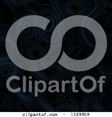 Clipart of a Background of Abstract Topographic Lines - Royalty Free Vector Illustration by KJ Pargeter