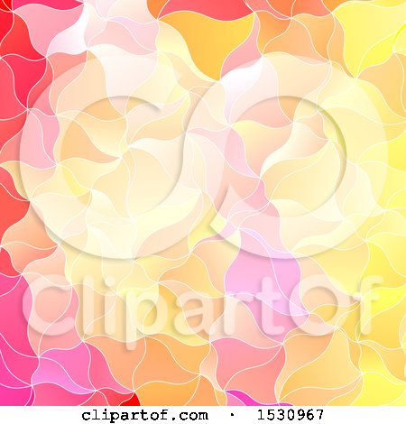 Clipart of a Colorful Abstract Background - Royalty Free Vector Illustration by KJ Pargeter