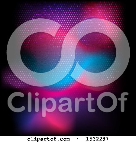 Clipart of a Background with Dots - Royalty Free Vector Illustration by KJ Pargeter