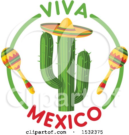 Clipart of a Cinco De Mayo Design - Royalty Free Vector Illustration by Vector Tradition SM